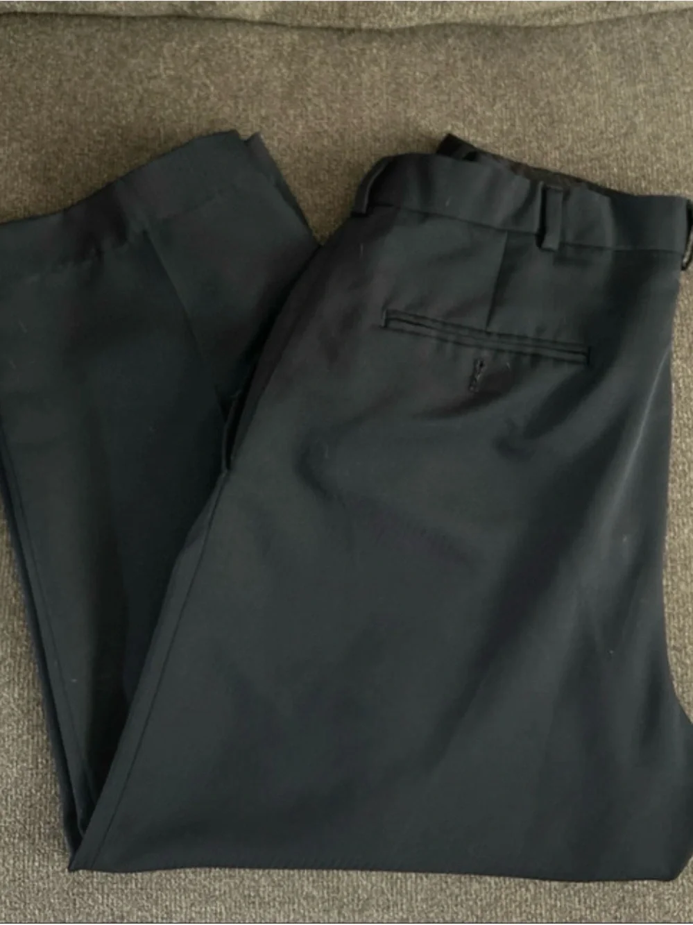 Haggar Men's Black Dress Slacks - Classic Straight Leg